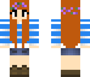 re edited flower crown girl