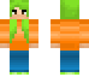orange sweater