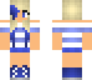 blue girl