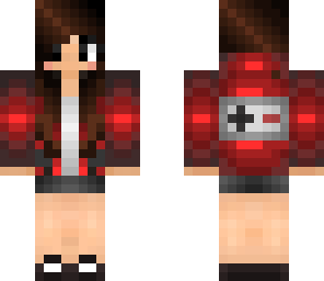 gamer girl red