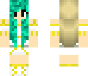green hair girl