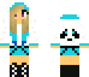 cyan panda