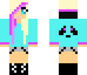 purple panda girl