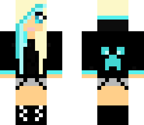 hot blue creeper girl