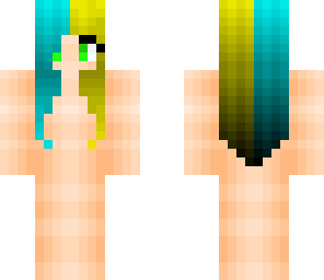 blue and yellow hair base