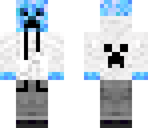 ice creeper in white cloth
