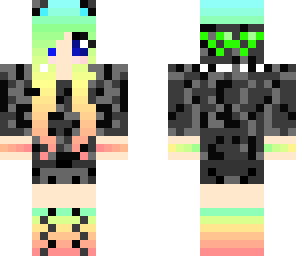 rainbow girl black