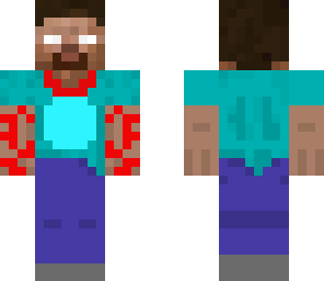 herobrine with diamond and blood