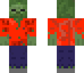 zombie with red t-shirt