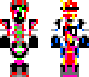 kleurijke panda robot