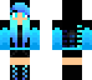 blue girl fire