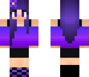 cool purple girl