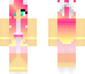 sunset cat girl