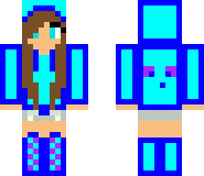blue slime girl