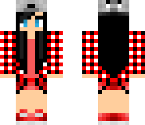 cool girl red with hat