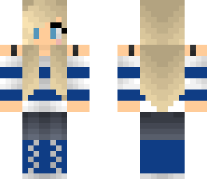 blue striped girl edited