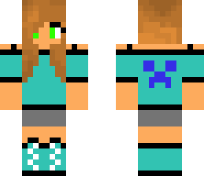 blue creeper girl