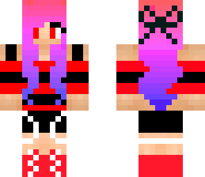rainbow haired vampire girl