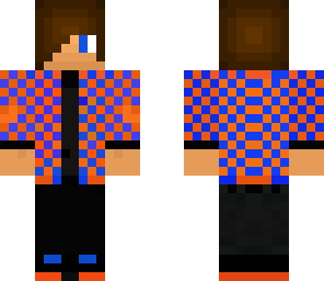 blue and orange