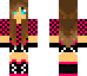 striped pink girl