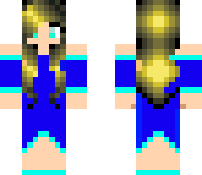 blue dress