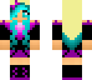 cool purple girl
