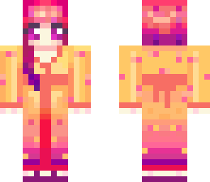 sunset kimono girl