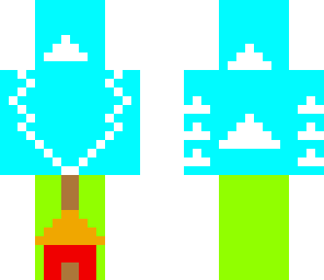 nature with house