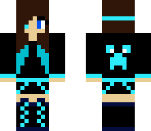 neon creeper girl