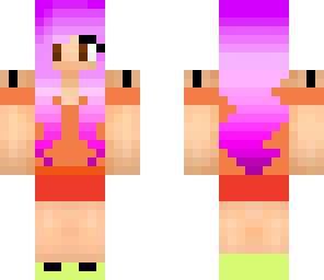 pink hair girl