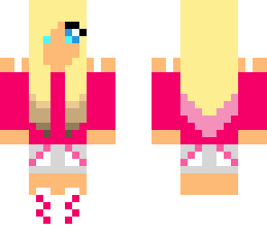 pink ombre girl