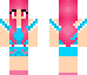 girl with pink hair