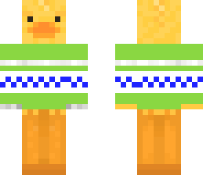 duck in sweater