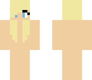blonde girl skin base
