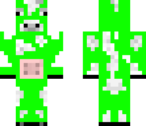 green cow
