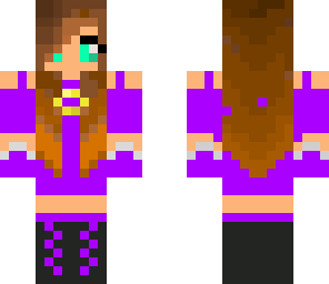 purple sky girl