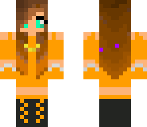 orange sky girl