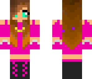 pink sky girl
