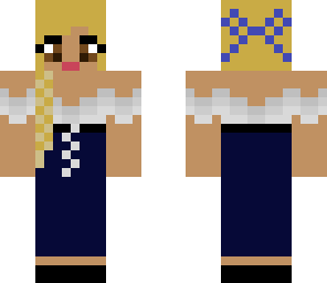 blonde blue villager