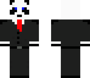 panda in suit