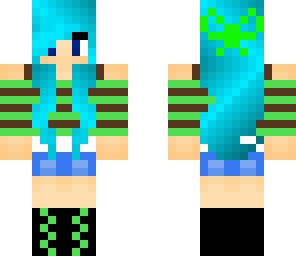 yola's green and blue girl