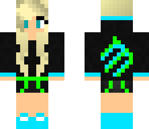 hoodie girl blue
