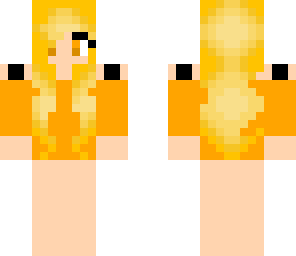 honey-blond with orange shirt m255