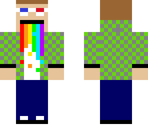 rainbow puking guy
