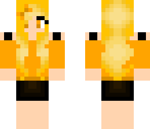 honey-blond with orange shirt m255