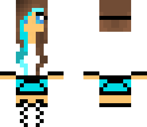 blue hair girl