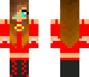 red sky girl