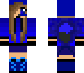 blue wolf girl
