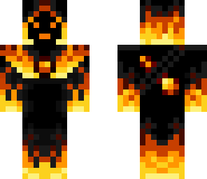 fire ghost with mouth