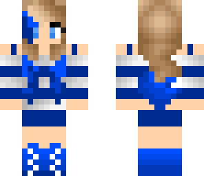 blue girl